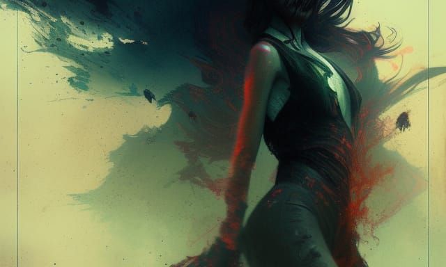 Sinister Glitchcore Figure in Liminal Space