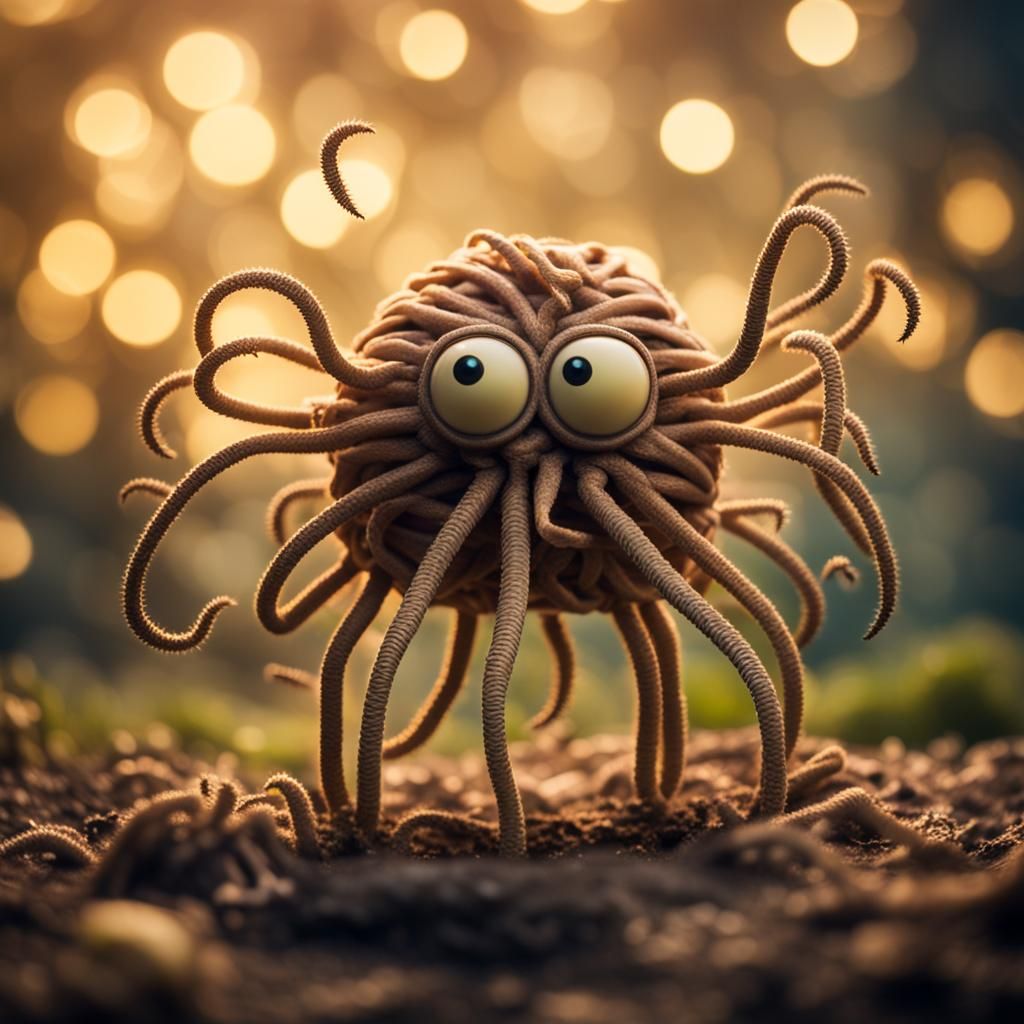 Flying Spaghetti Monster: Professional Photo