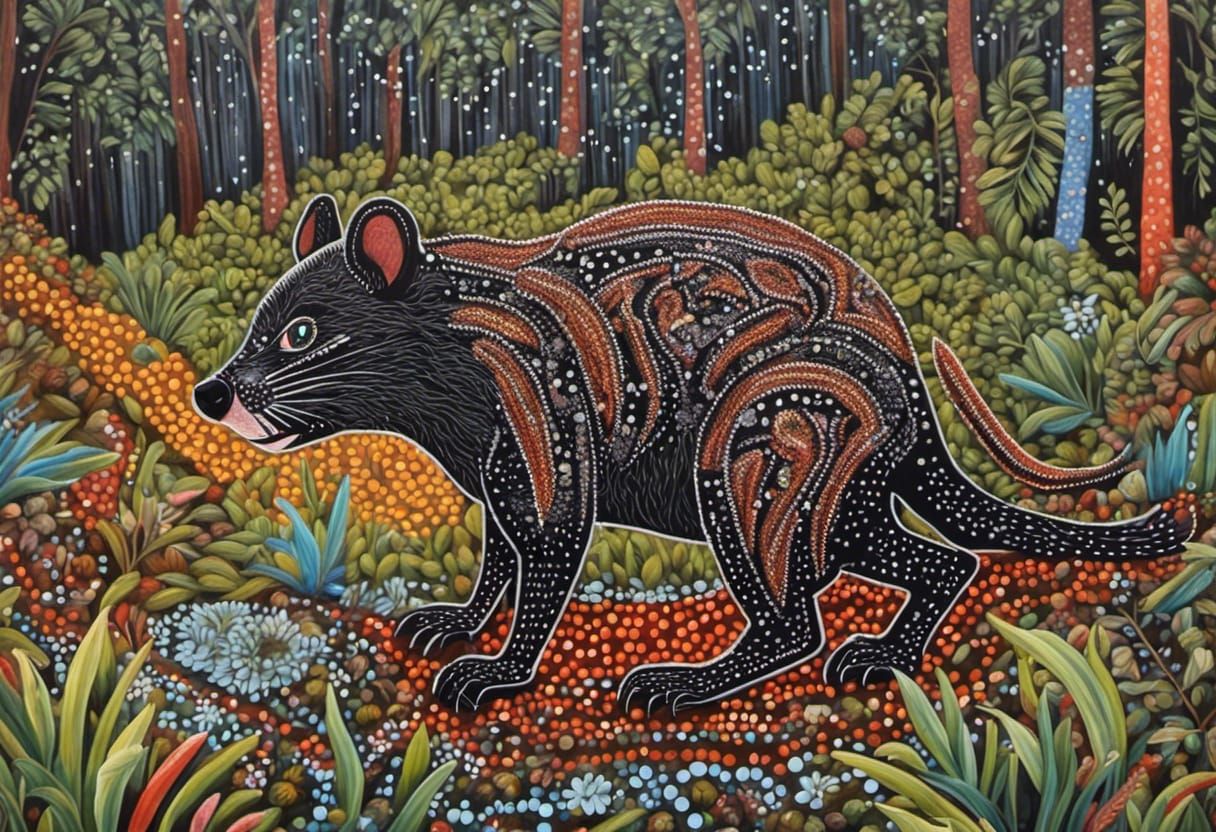 Tasmasian Devil Mural