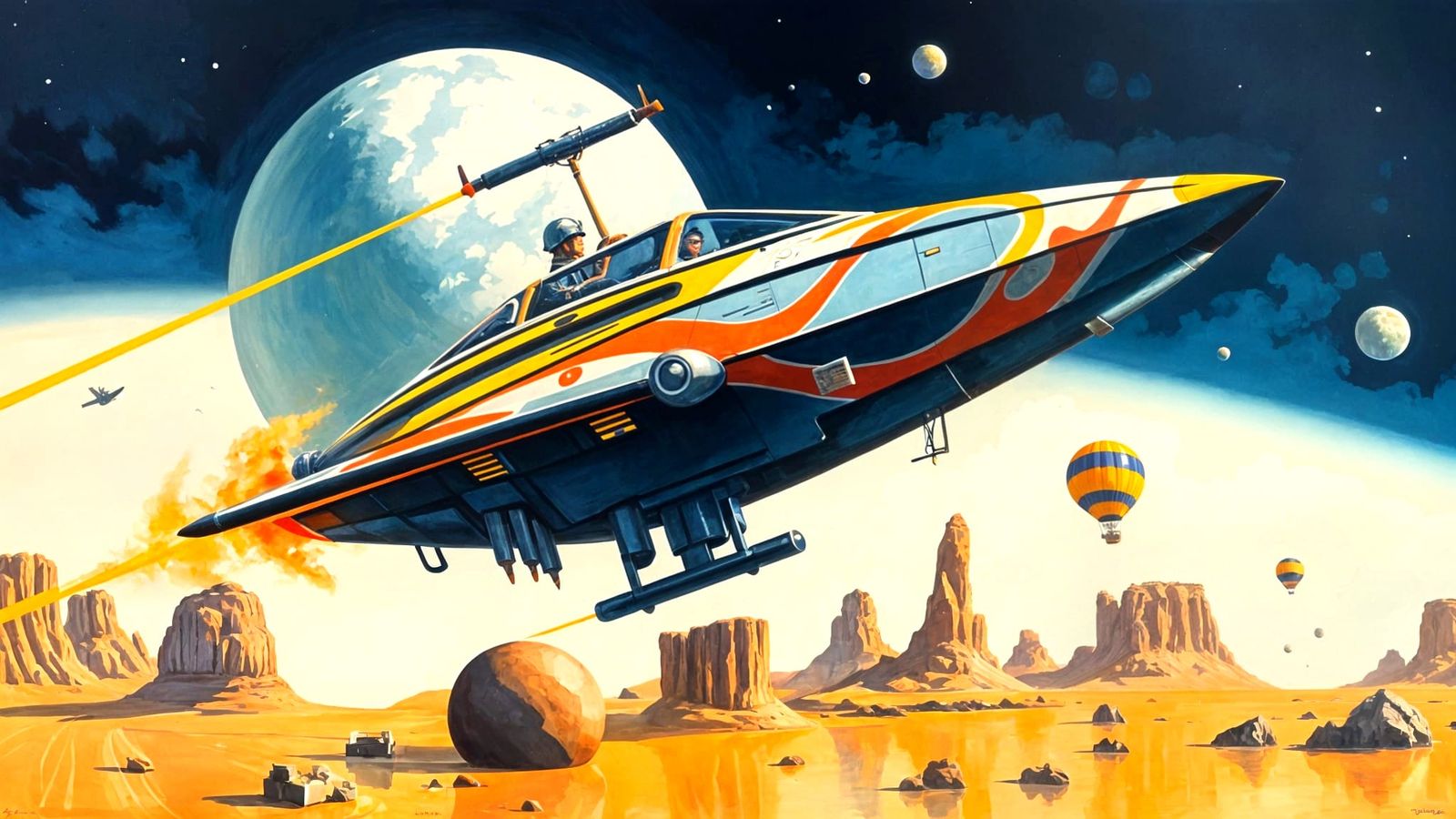 Impressionist Dreamscape in Gouache and Watercolor