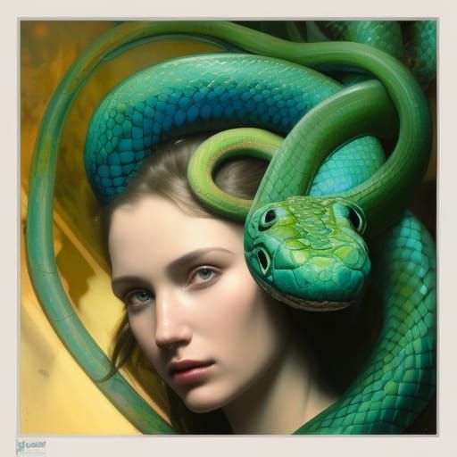 Medusa Portrait with Dynamic Lighting in Unreal Engine