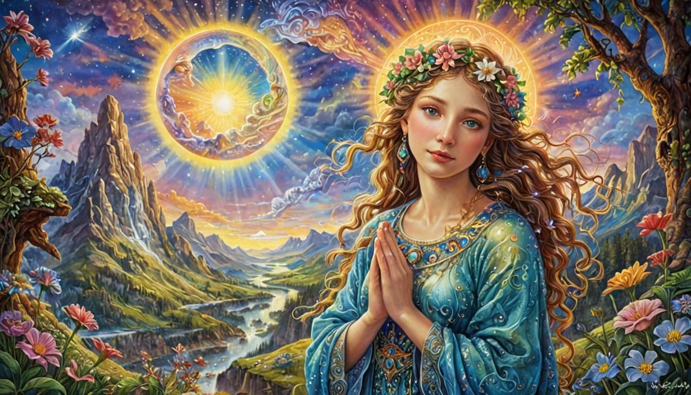 Faith in God's Promises: Surrealist Fantasy Art