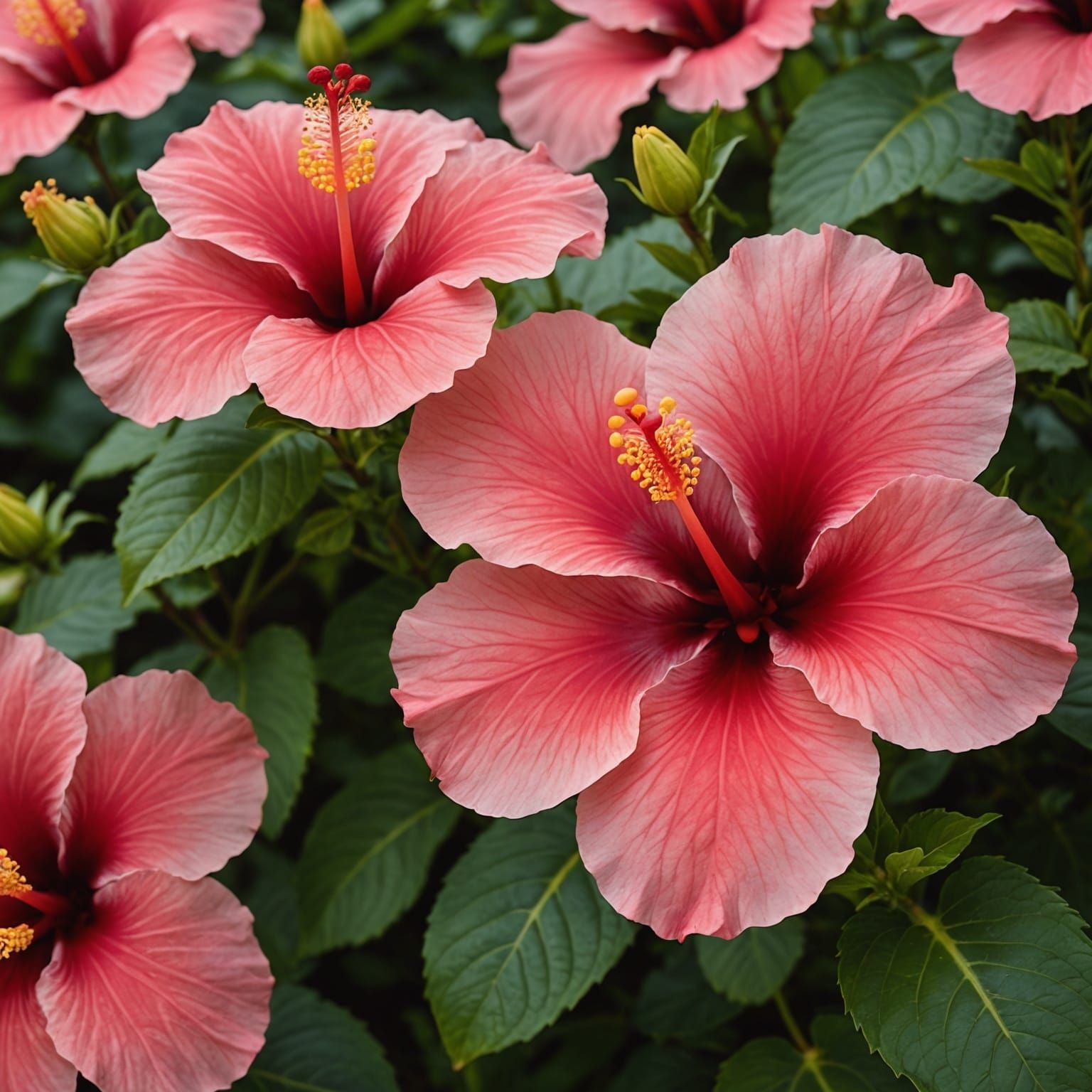 Magical Hibiscus Flower: An Enchanting Image