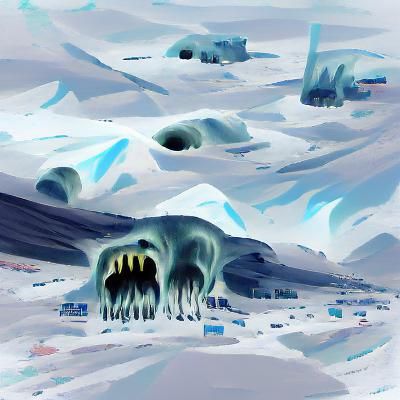 Arctic Hellscape: A Frozen and Desolate Vision