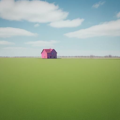Dreamcore Pink House