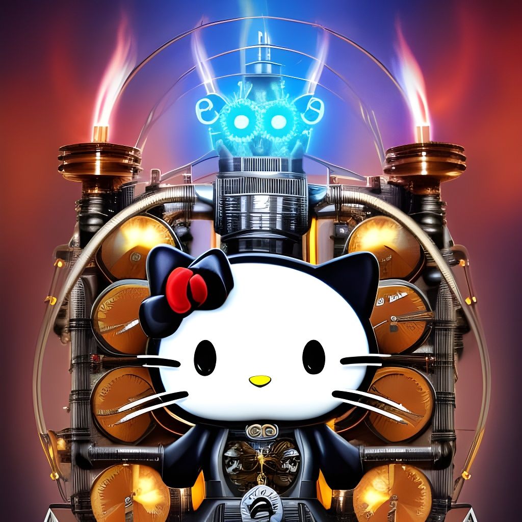 Hello Kitty in Steampunk Fire Rescue