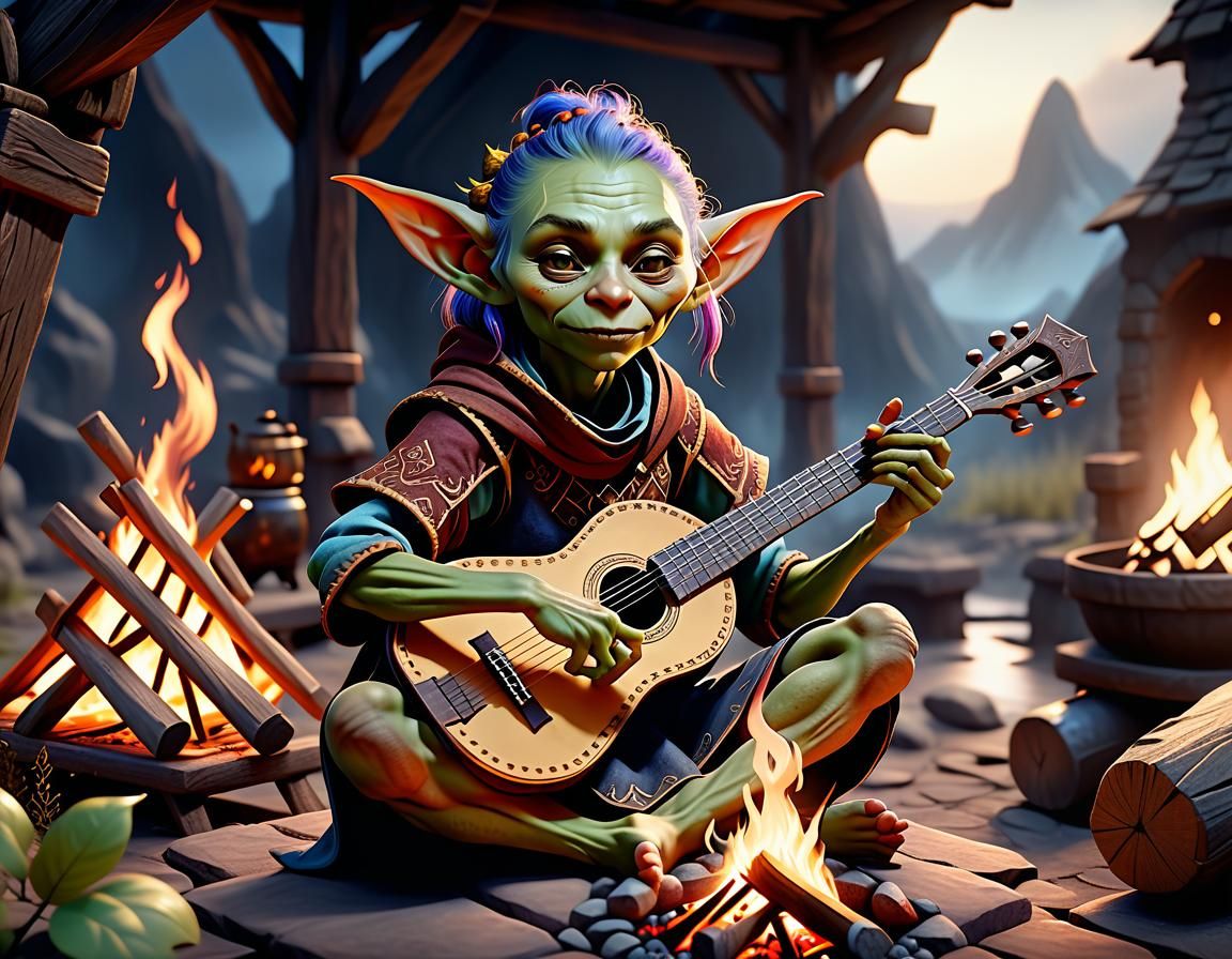 Gleeg urz Glung goblin bard