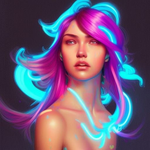 neon girl