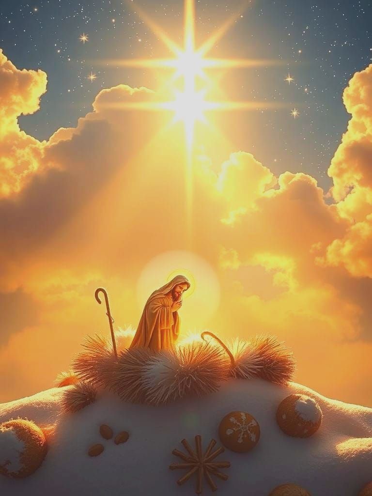 Jesus as Heavenly Sunshine, Soft Focus Portrait