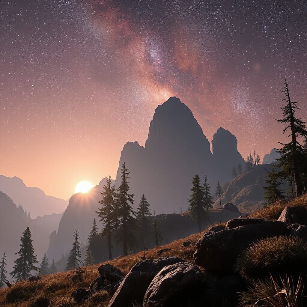 Starfield Inspired Game Scenery