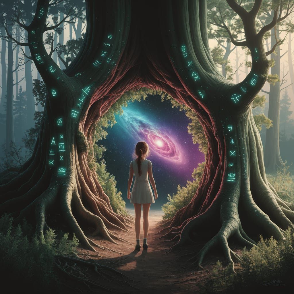 Woman Finds Magic Portal in Ancient Forest