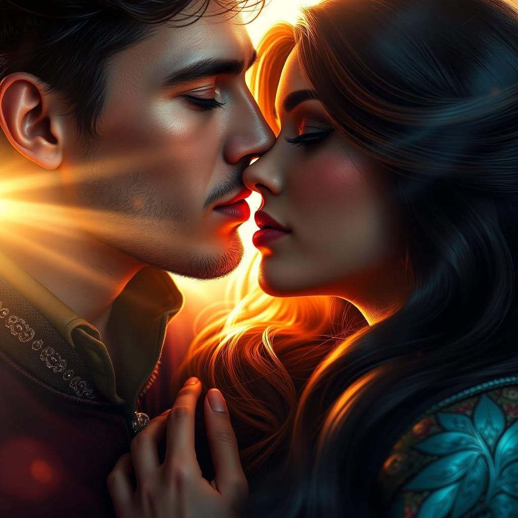 Breathtaking Hyper-Realistic Portrait in Vibrant Colors and...