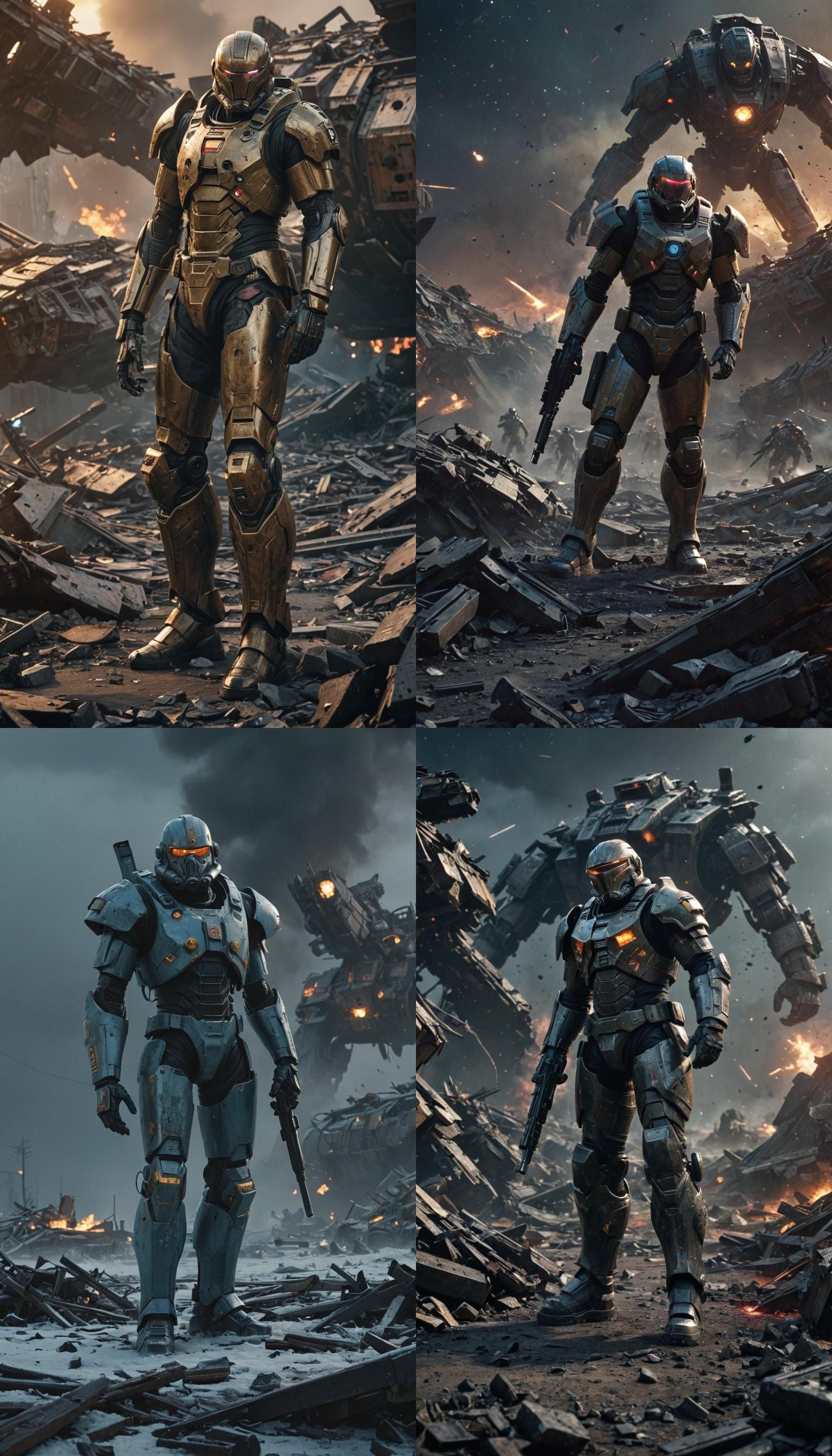 Hyper-Realistic Space Battle in Federation Space