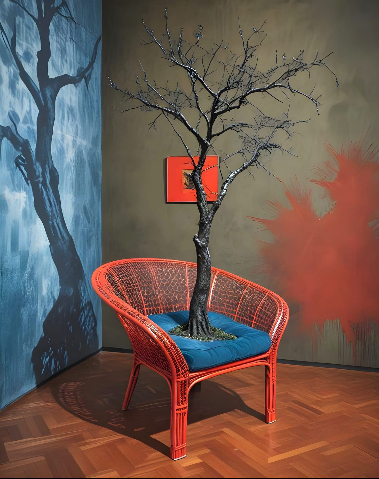 Tree in Impressionist Style