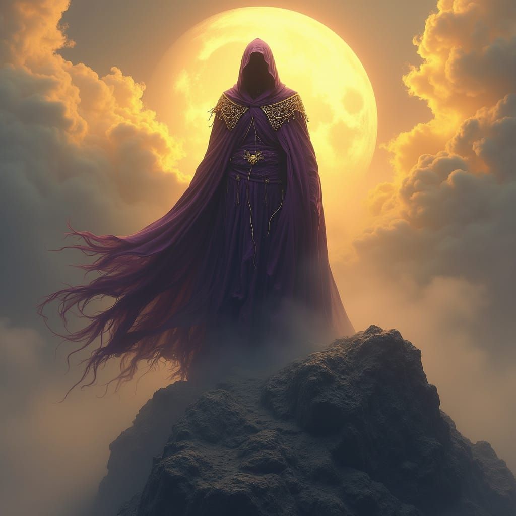 Ethereal God of Death in Dark Fantasy Concept Art