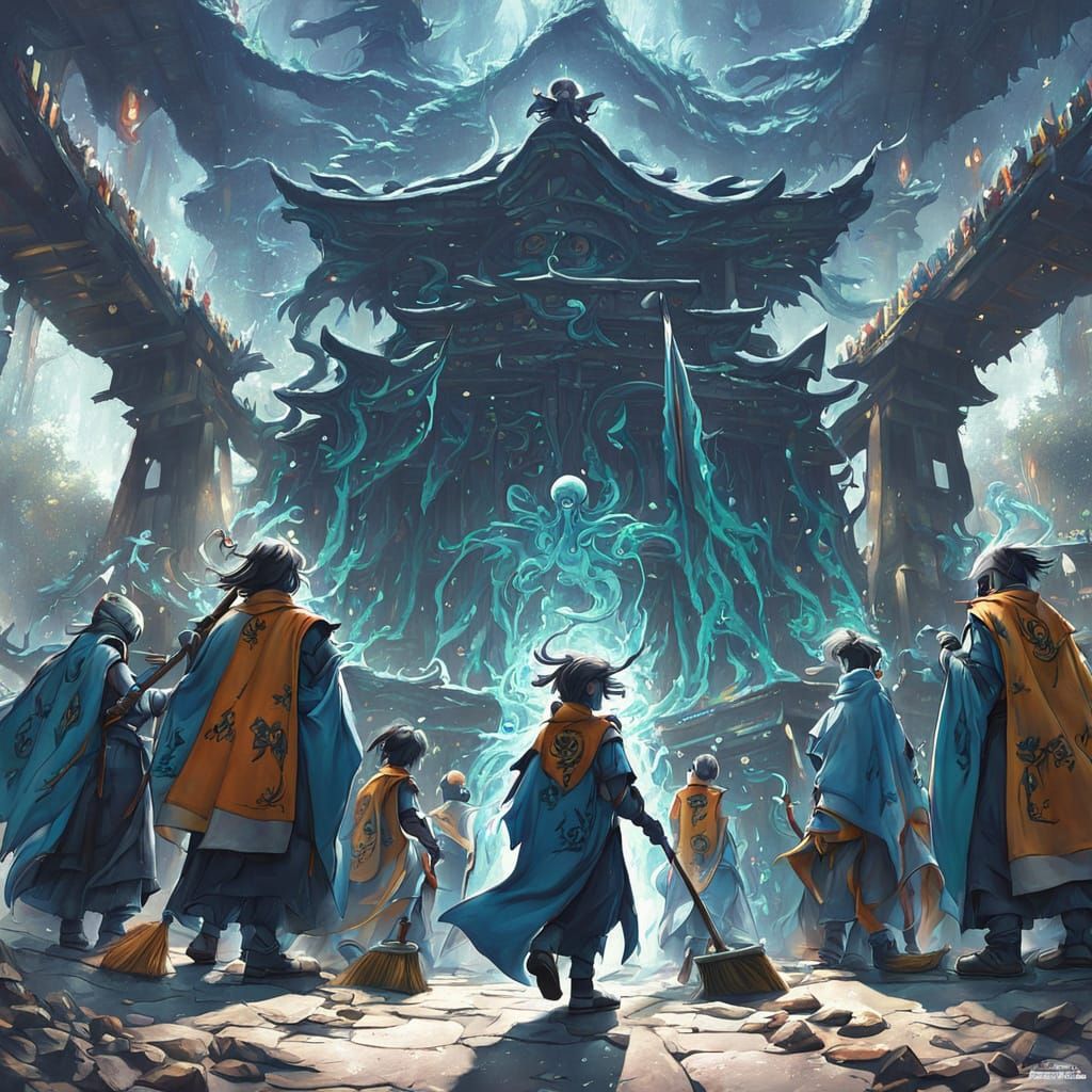 Elemental Guardians Cleansing Sacred Shrine