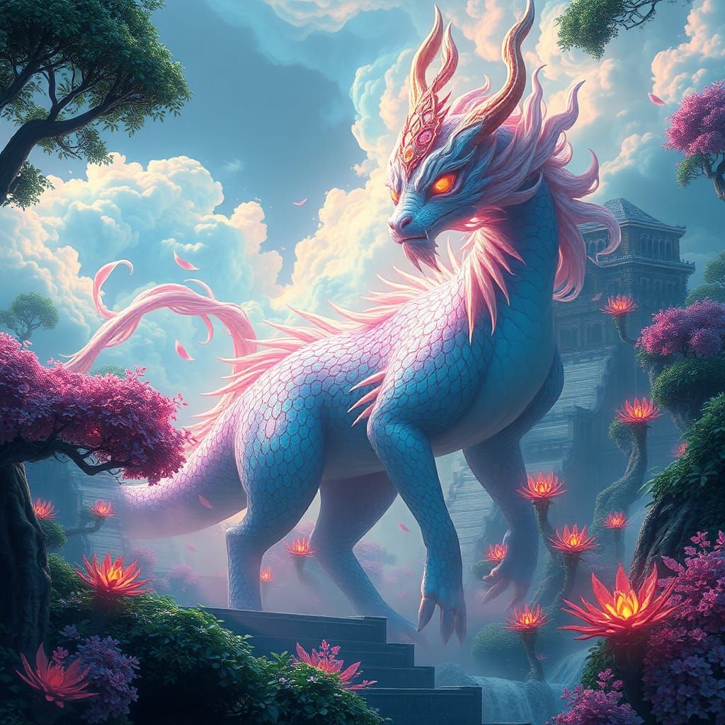 Mystical Songgolmae in Ethereal Forest