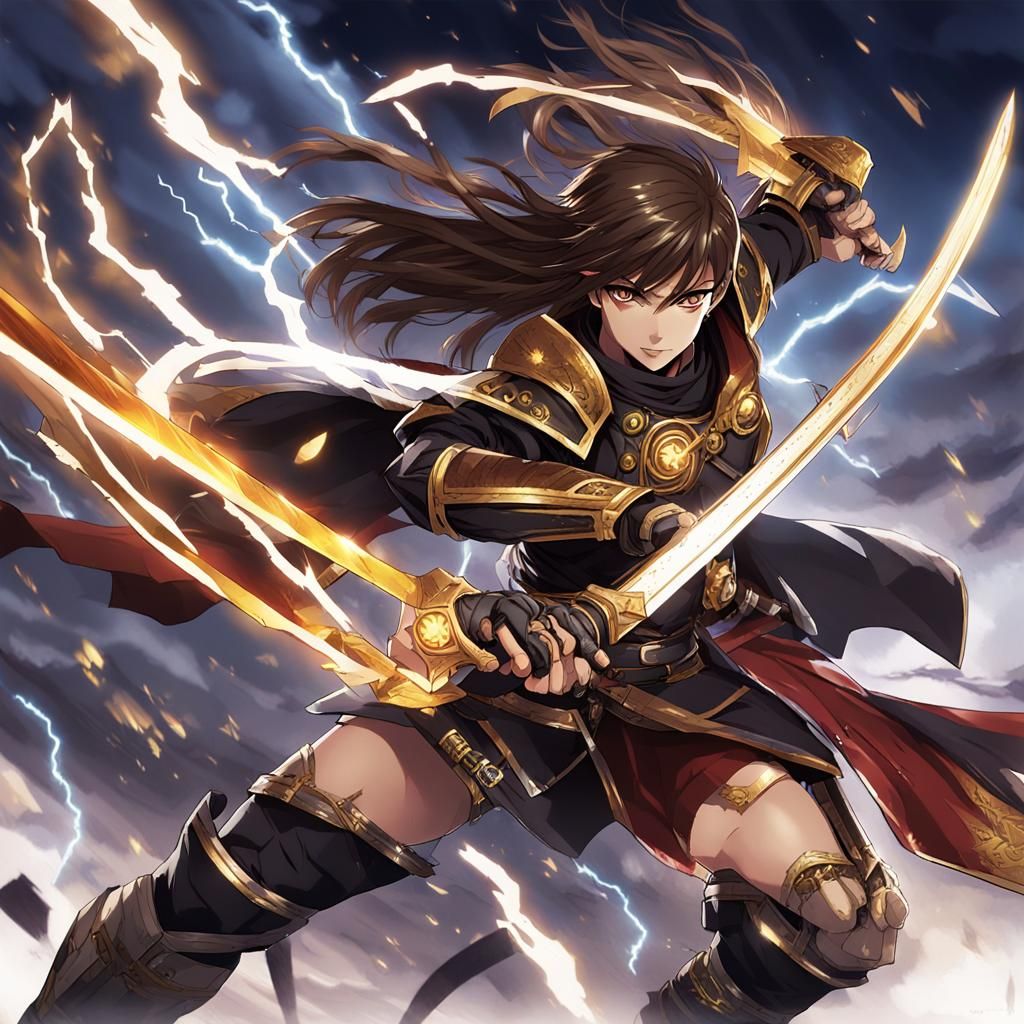 Aris: Swift Warrior in Manga Scan Style