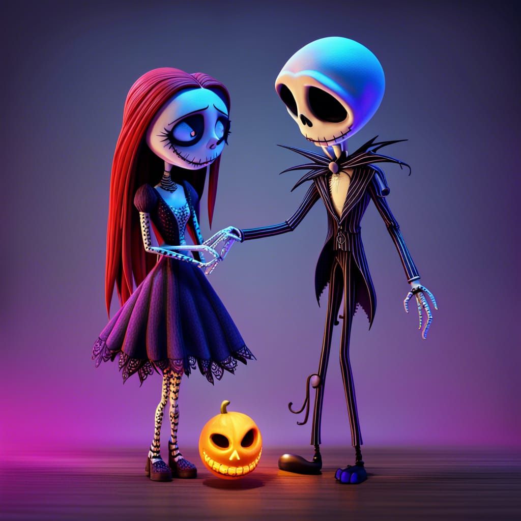 Jack and Sally: 3D Rendered Concept Art