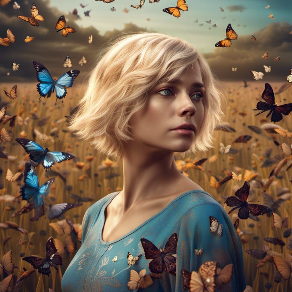 Lost in Butterflies: Detailed Matte Painting