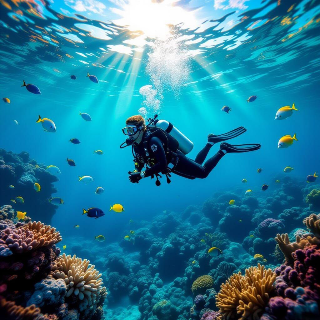 Buceando en el Caribe