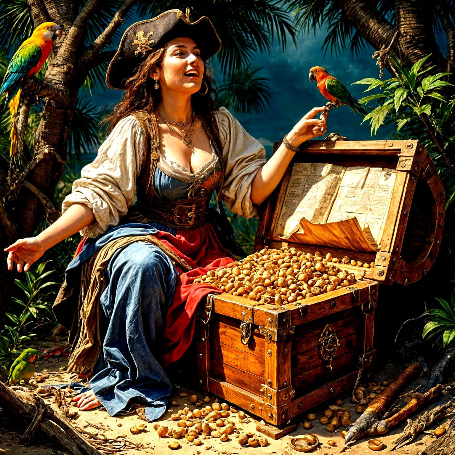 “Pretties!  Look at all me pretties!”