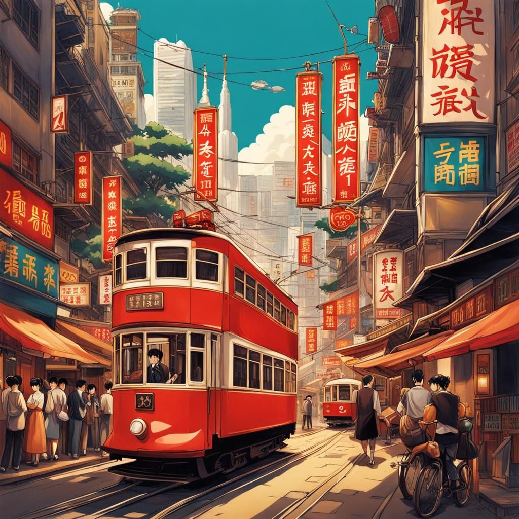 Hong Kong Nostalgia in Anime Style