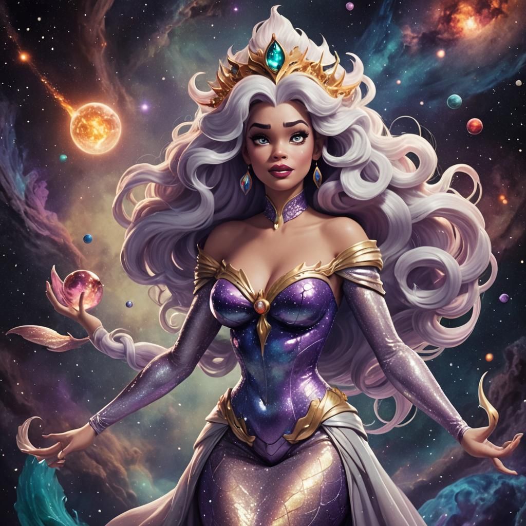 Ursula as Outer Space Demigod