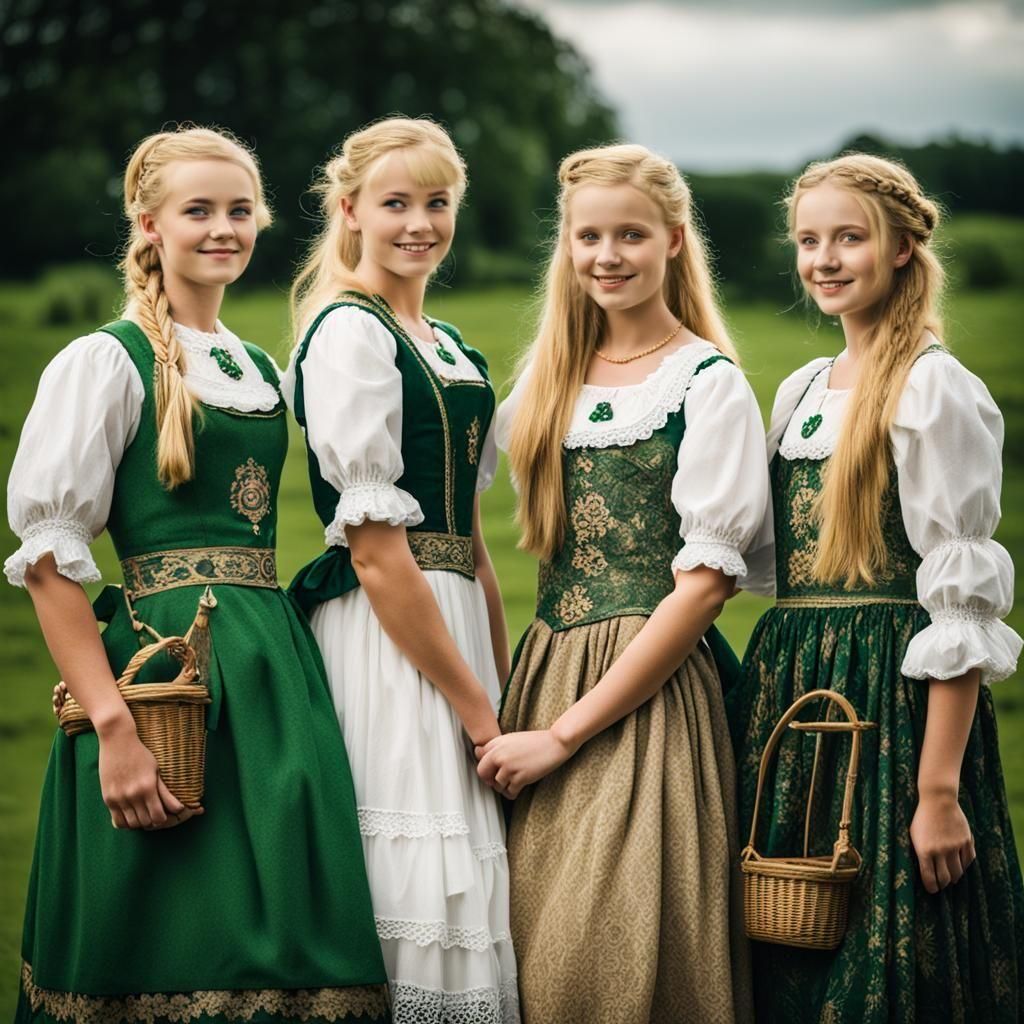 Traditional irish dresses