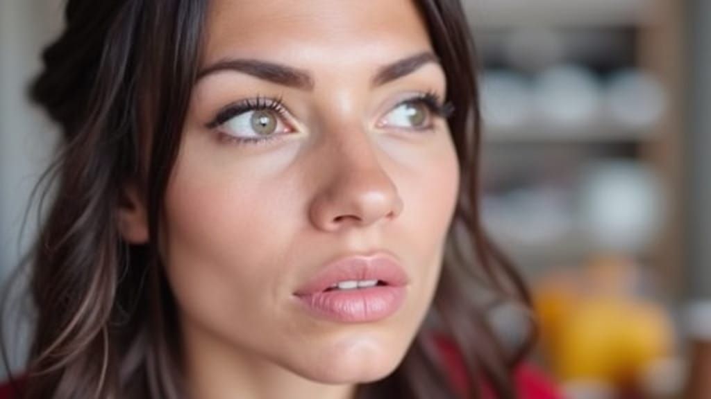 Empowered Woman in Coffee Shop, Natural Light Portrait