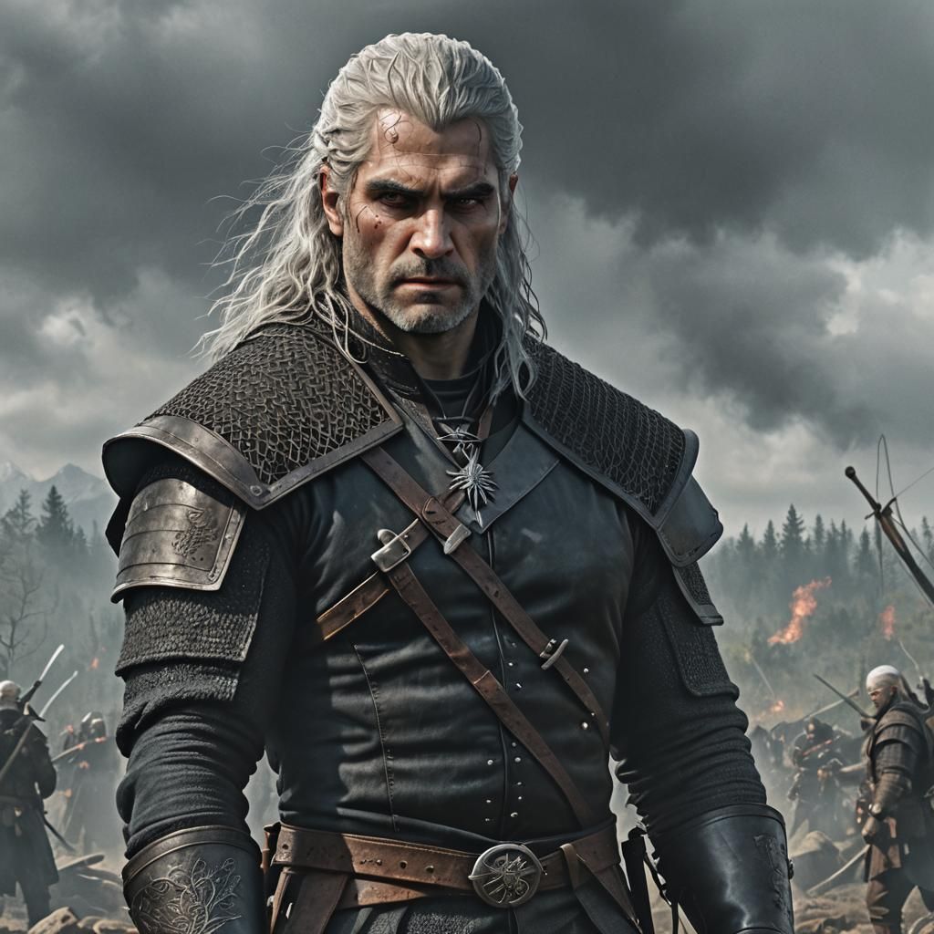 Geralt of Rivia: Henry Cavill as the Witcher