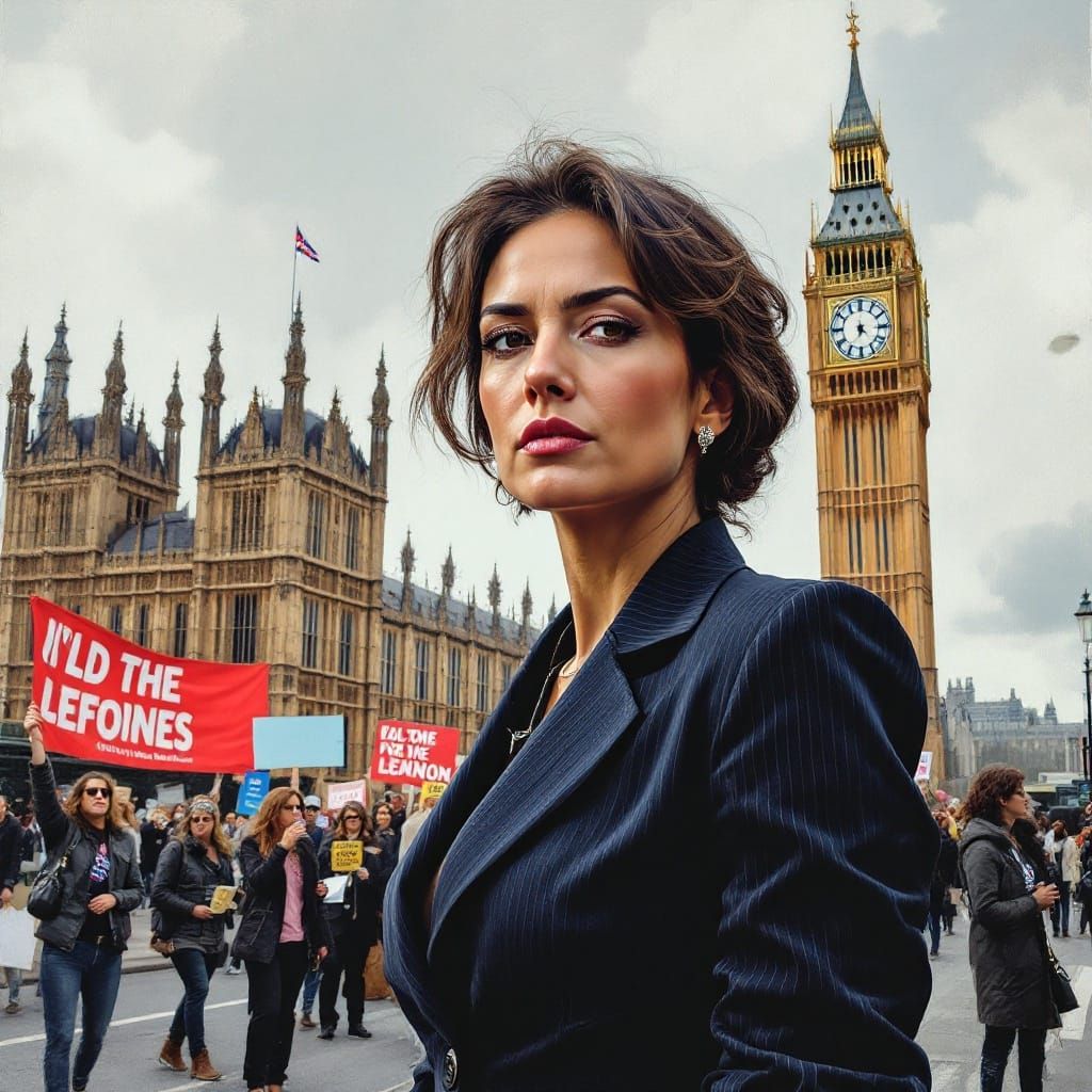 Woman in Parliament: A Mixed Media Portrait