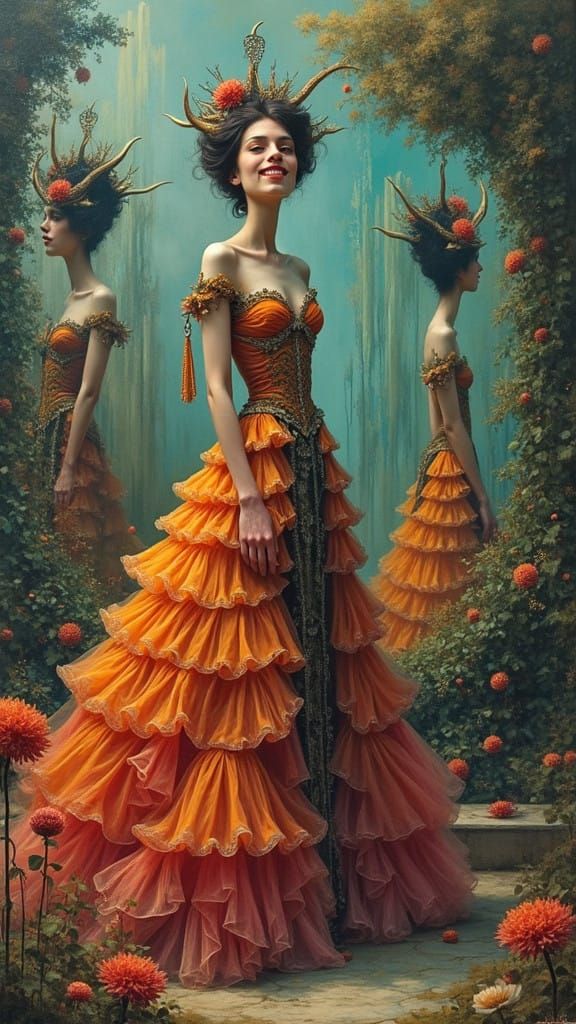 Ethereal Surrealist Portrait of a Woman