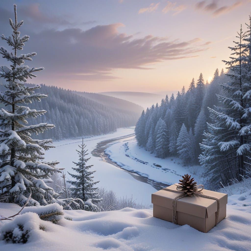 Winter Wonderland in Latvian Landscape Photography Style