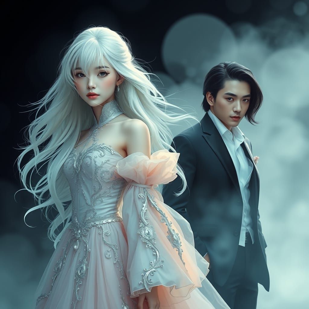 Enchanted Elegance in Pastel Hues and Shibuya-kei Style