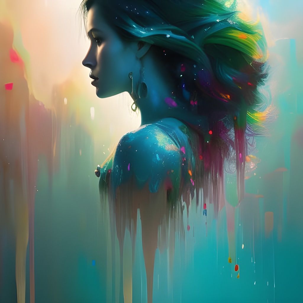 The beauty of a melting rainbow