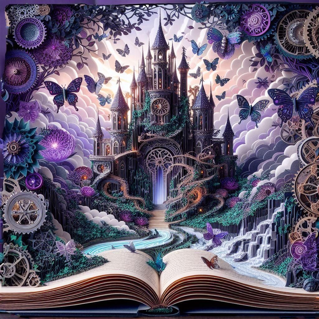 Fantasy World Unfolds From Pop-Up Book