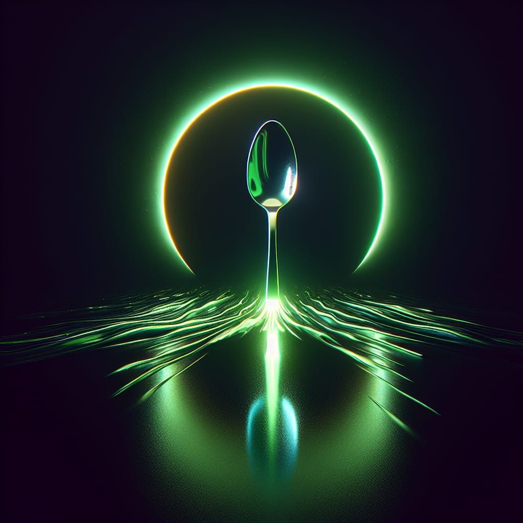 Psychedelic Spoon Radiates in Dark Cosmic Depths