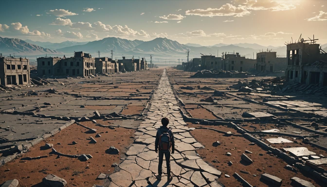 Desolate Earth: Apocalyptic Anime Art