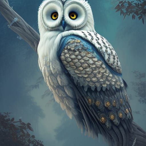 Snow owl