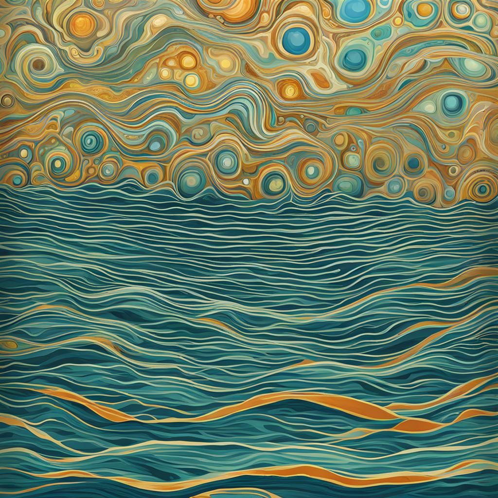 Abstract AI-Generated Water Image