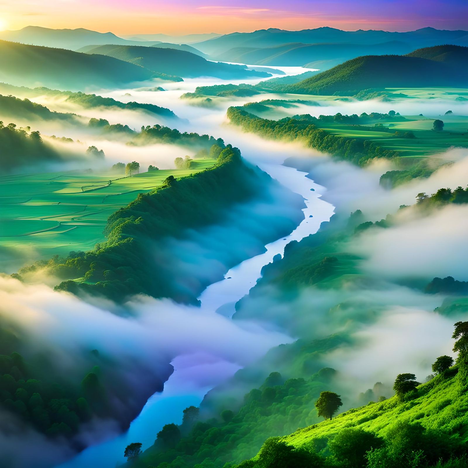 Amazing nature - aerial photography