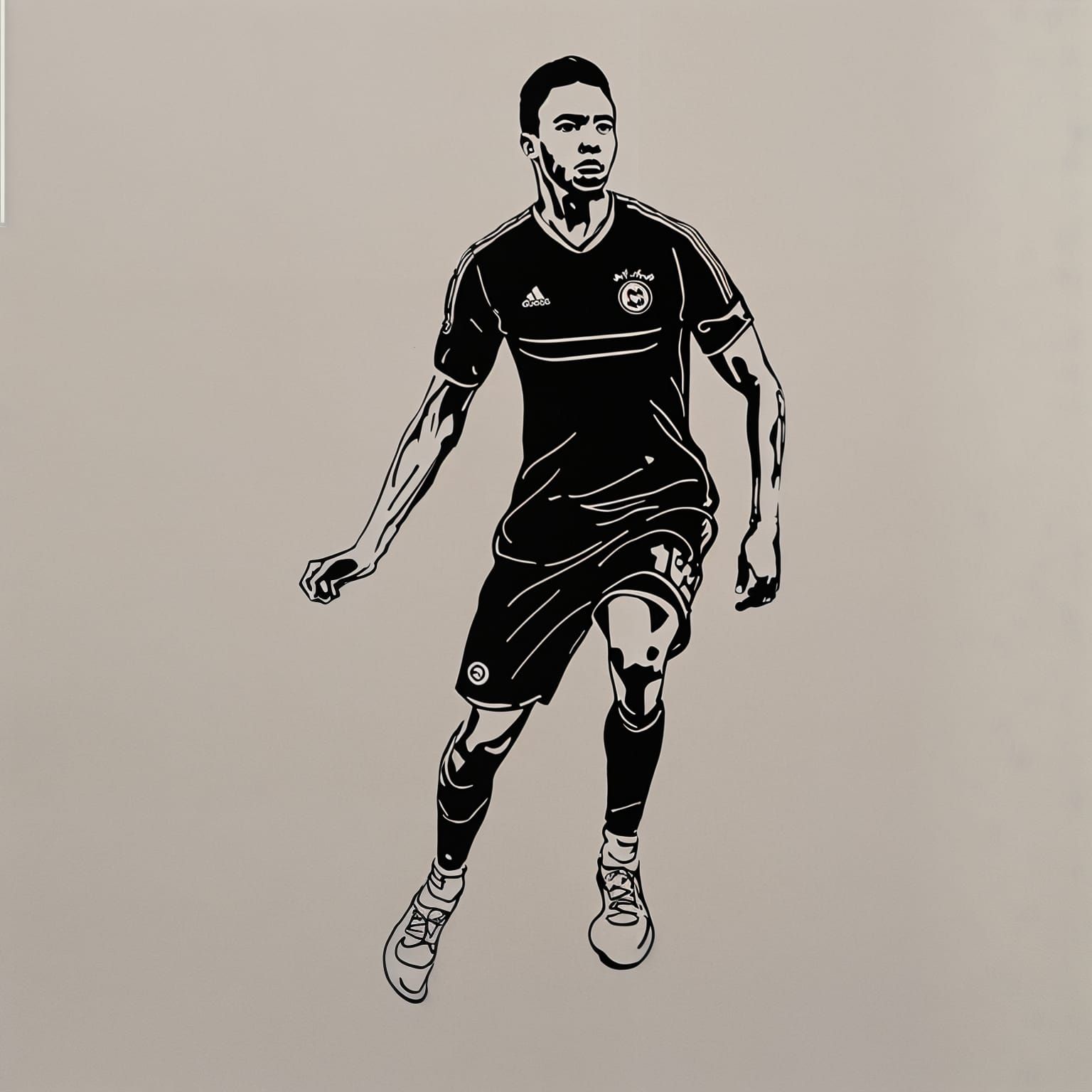 Stylized Portrait Demonstrating LoRA Training Effect