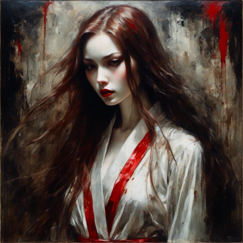 Elegant Noir Portrait of a 1930s Woman