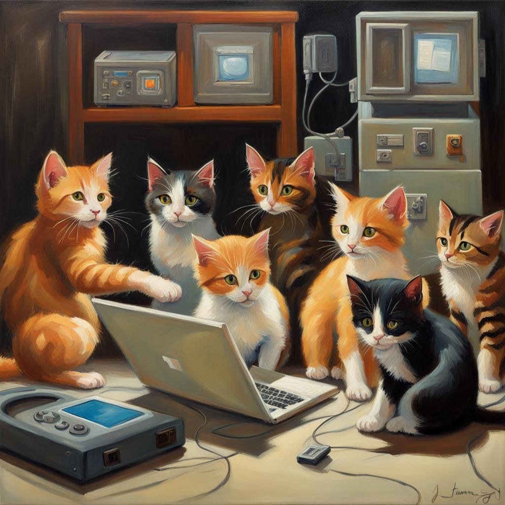 Tech-Savvy Kittens Invent Purr Communication App