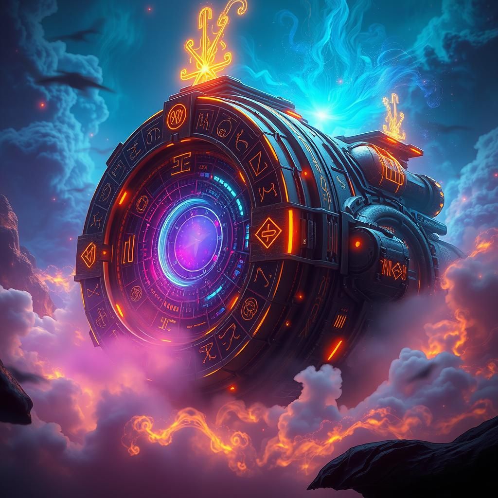 Futuristic Virtual Machine in Mystical Realm