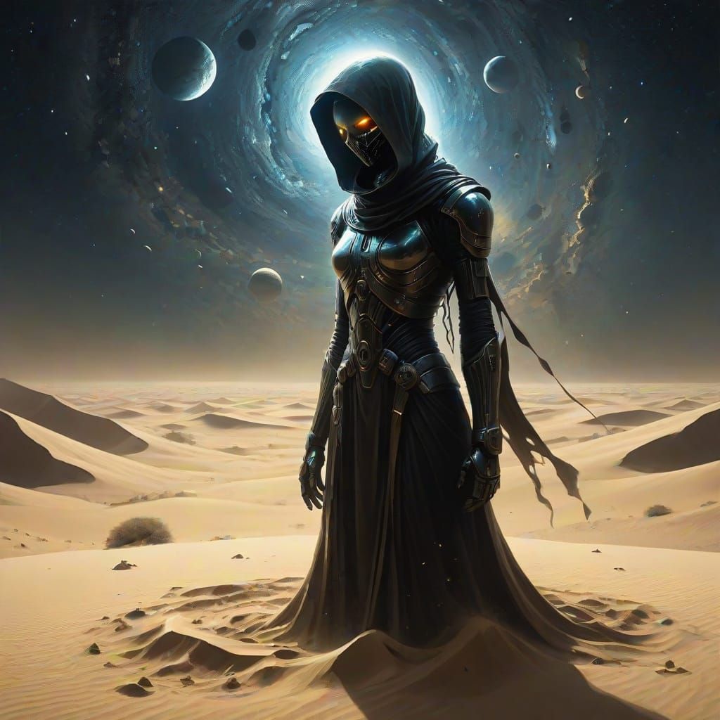 Sinister Sand Hourglass: Time and Space