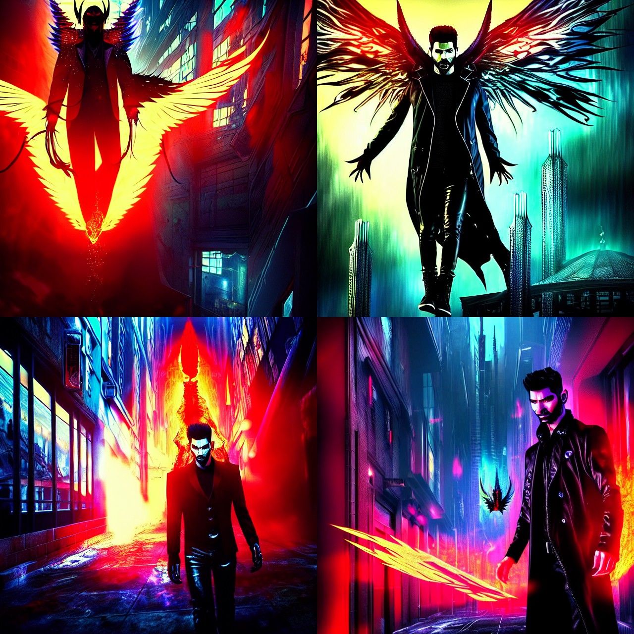 Lucifer's Cyberpunk Descent into Hell in 4K