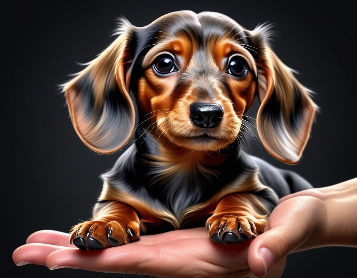 Golden Wire-Haired Dachshund