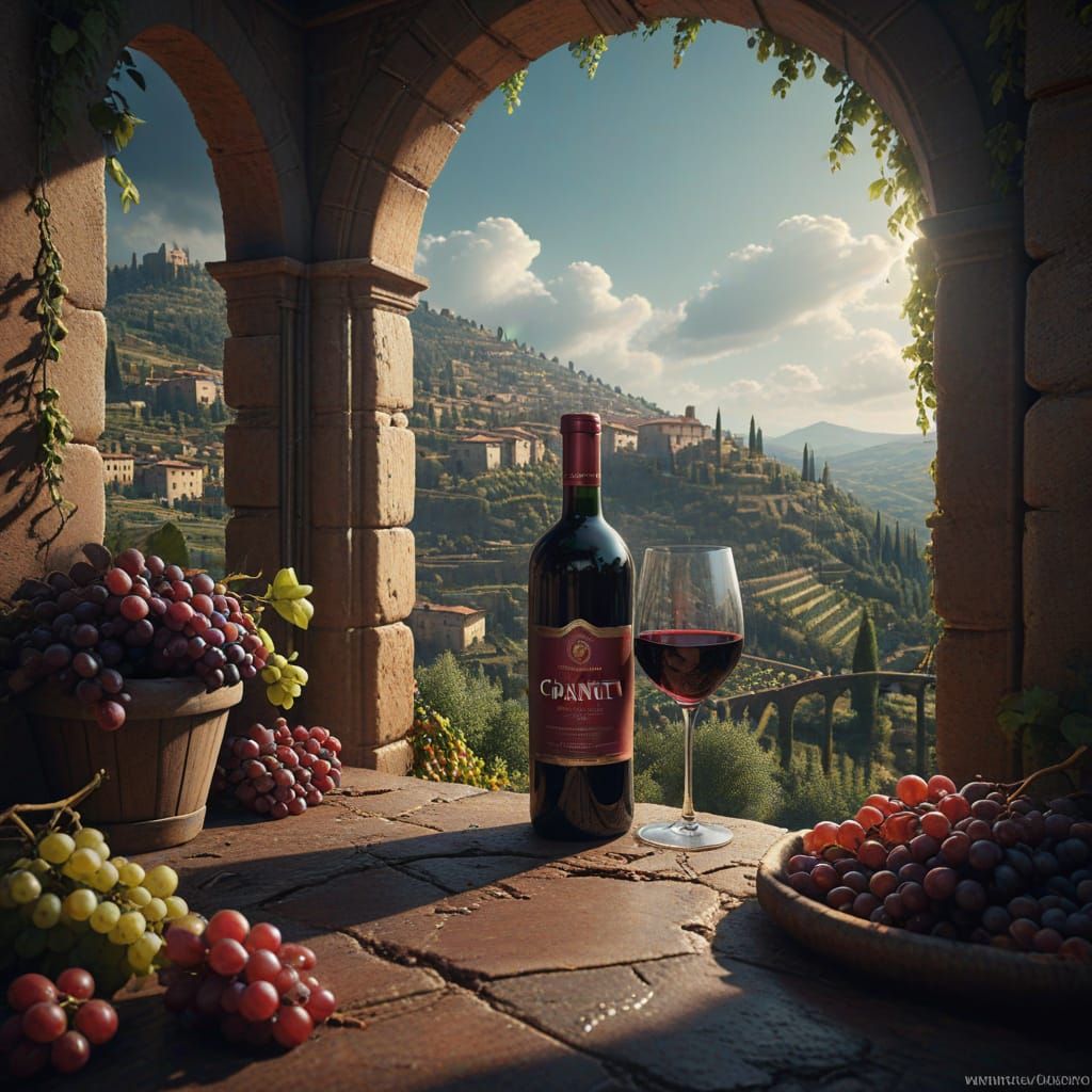 Celebrating National Chianti Day: Fantasy Concept Art